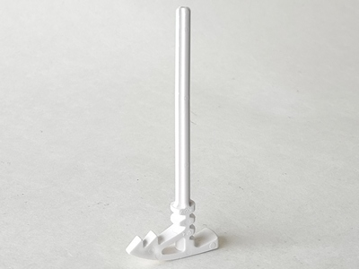 Large Figure Weapon, Long Axle Ice Pick in White
