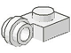 Plate Special 1 x 1 with Clip Light, Bar Hole [Thin Ring] in White