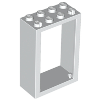 Door Frame 2 x 4 x 5 in White