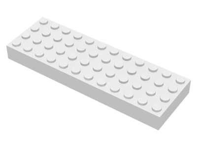 Brick 4 x 12 in White