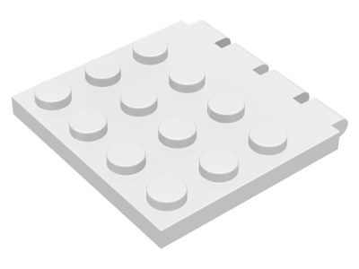Hinge Vehicle Roof 4 x 4 in White