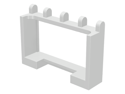 Hinge Vehicle Roof Holder 1 x 4 x 2 in White