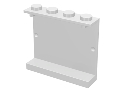 Panel 1 x 4 x 3 [Solid Studs] in White