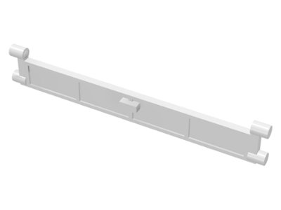 Garage Roller Door Section with Handle in White