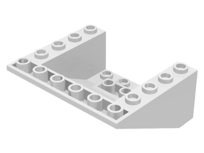 Brick Sloped Inverted 33° 5 x 6 x 2 in White
