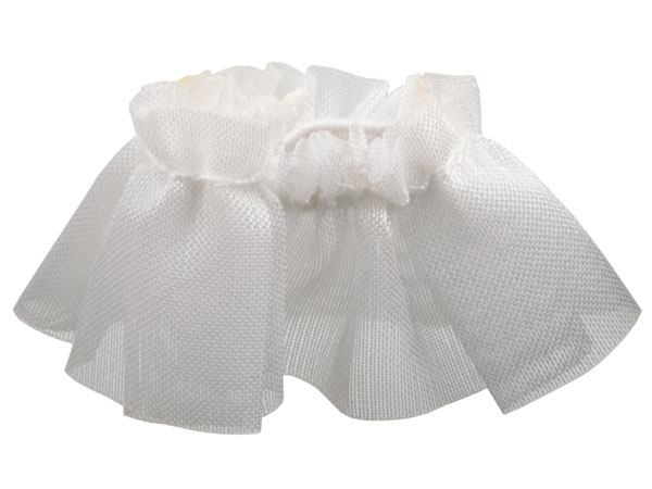 Belville, Skirt, Short, Sheer in White