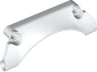 Technic Panel Car Mudguard Arched 9 x 2 x 3 #30 in White
