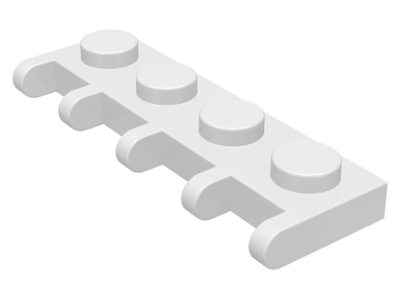 Hinge Vehicle Roof Holder 1 x 4 in White
