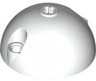 Technic Panel Dome 5 x 5 with Pin Holes in White