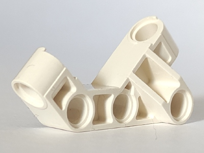 Large Figure Skeletal, Torso, Back, Beam 4 x 4 x 2 (Matoran) in White