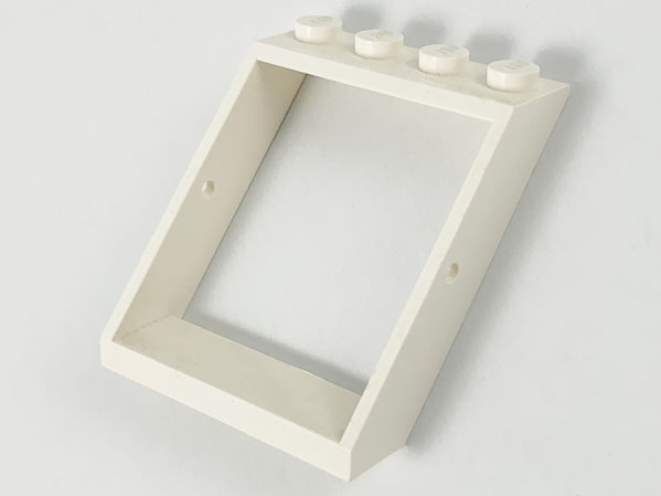 Window 4 x 4 x 3 Roof in White