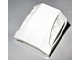 Brick Curved 2 x 2 No Studs - 3 Recessed Side Ports in White