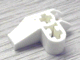 Technic Axle Connector 2 x 3 Perpendicular with Catch in White