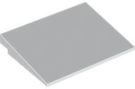 Brick Sloped 10° 6 x 8 in White