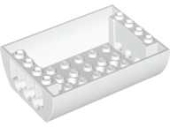 Brick Curved Inverted 8 x 6 x 2 Double in White