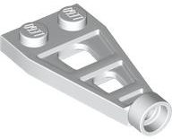 Plate Special 1 x 2 with Long Stud Receptacle (Space Wing) in White