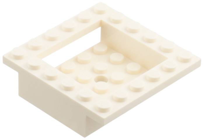 Cockpit 6 x 6 x 1 Cabin Base in White
