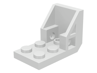 Bracket 3 x 2 - 2 x 2 [aka Space Seat] in White