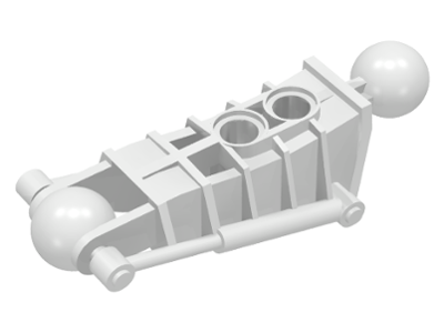 Large Figure Skeletal, Limb, with 2 Ball Joints (Toa Metru) in White