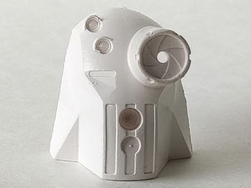 Large Figure Mask Matatu (Toa Metru) in White