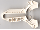 Launcher, Large Figure Weapon, Kanoka Disk Launcher (Matoran) in White