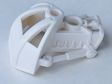 Large Figure Shoulder Cover, Armor (Toa Metru) in White