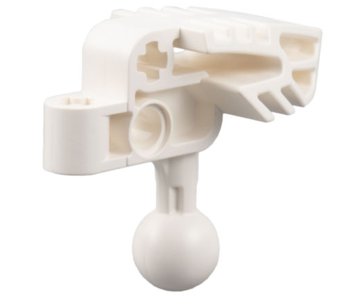 Large Figure Head Connector Block (Vahki) in White