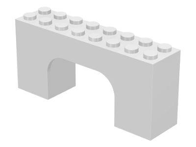 Brick Arch 2 x 8 x 3 in White
