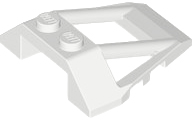 Windscreen 4 x 4 Roll Cage in White
