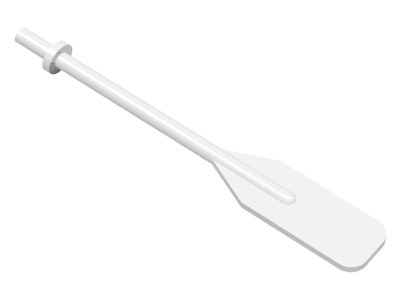 Equipment Oar / Paddle with Bar Handle in White