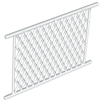 Sports Net 8 x 12 Lattice in White