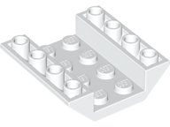 Brick Sloped Inverted 45° 4 x 4 Double with 4 x 2 Recessed in White