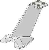 Tail Wedge in White