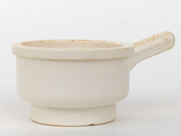 Duplo Saucepan, Round Bottom, Smooth Handle in White