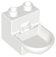 Duplo Toilet (without Rim) in White