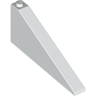 Brick Sloped 25° 1 x 8 x 3 in White
