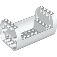 Fuselage 6 x 10 x 4 Round in White