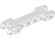 Technic Axle and Pin Connector 2 x 7 with Two Ball Joint Sockets in White