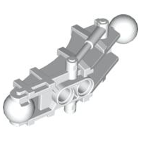 Large Figure Skeletal, Limb, Angular with 2 Ball Joints (Toa Hordika) in White