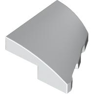 Brick Wedged, Curved 2 x 2 with Stud Notch Left in White