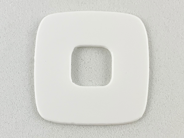Clikits Icon Accent, Square 2 1/2 x 2 1/2 in White