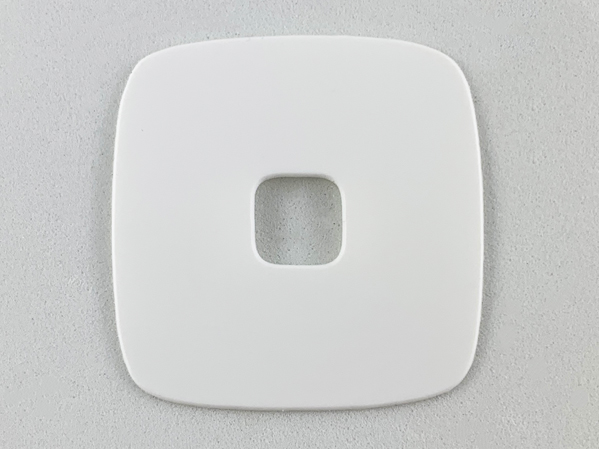 Clikits Icon Accent, Square 3 5/8 x 3 5/8 in White
