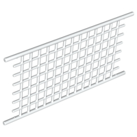 Sports Net 8 x 16 Lattice in White