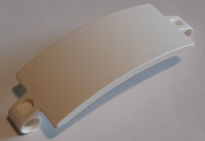 Technic Panel Curved 3 x 9 in White