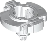 Projectile, Base for Spinner with Axle in White