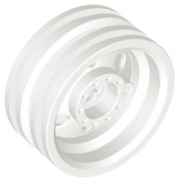 Wheel 30 x 14 in White