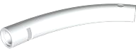 Animal Body Part / Plant, Tail / Neck / Branch / Trunk, Middle Section with Pin Holes in White