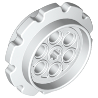 Technic Tread Sprocket Wheel Large 10 Tooth in White