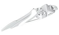 Large Figure Foot, Long, Pointed Barraki Pridak in White