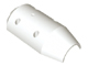 Tipper Drum 3 x 6 x 10 Cement Mixer Half with 4 Technic Pin Holes in White